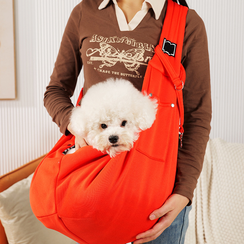 Portable carrying pet boutique dog cat travel bag carriersafe sling folding outdoor breathable crossbody bag