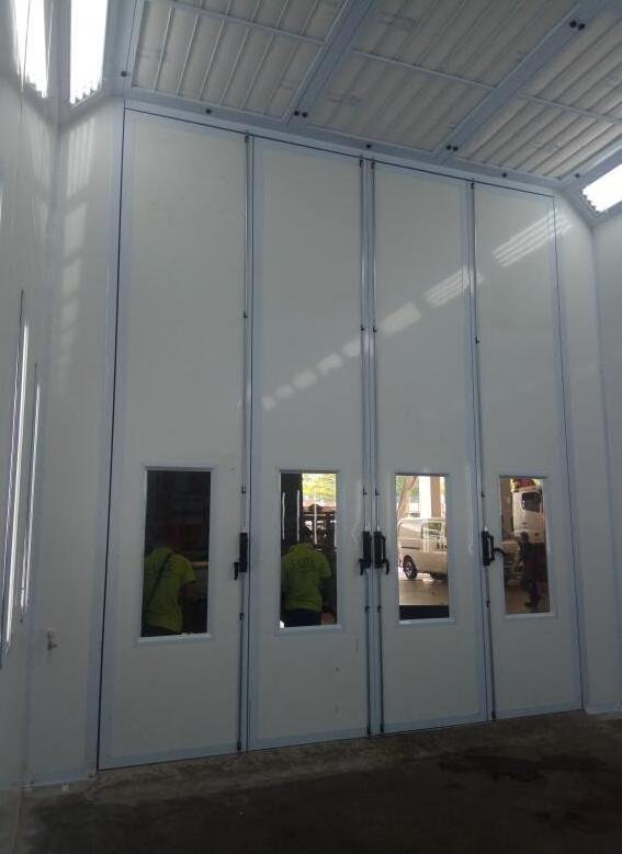 13m  Semi Down Draft Big  Industrial Paint Spray Booth in Singapore