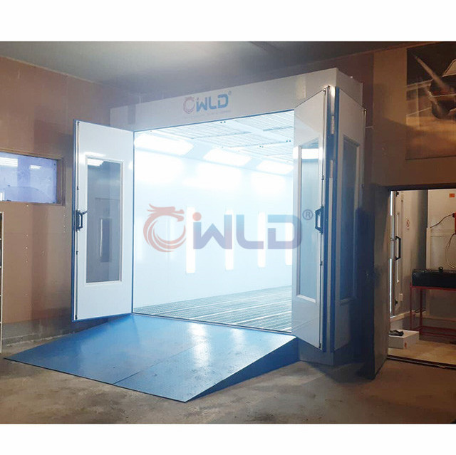 New WLD9000 High Standard Good Down Draft Paint Oven Paint Booth CE for auto shop automotive spray booths