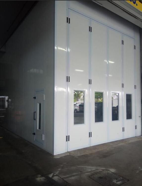 13m  Semi Down Draft Big  Industrial Paint Spray Booth in Singapore