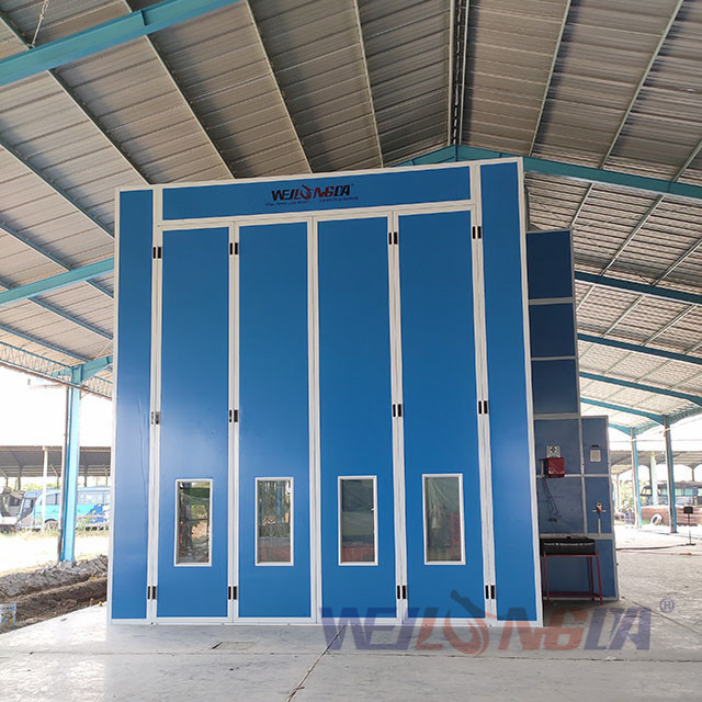 2024  Hot sale industrial bus, truck and furniture Train spray Paint booth