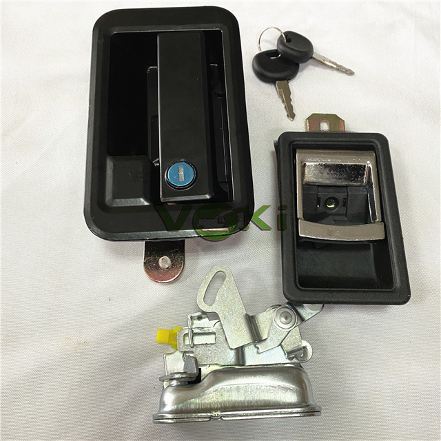 Excavator accessories R225 215 305 150 335-7 cab door lock assembly inner and outer locking block