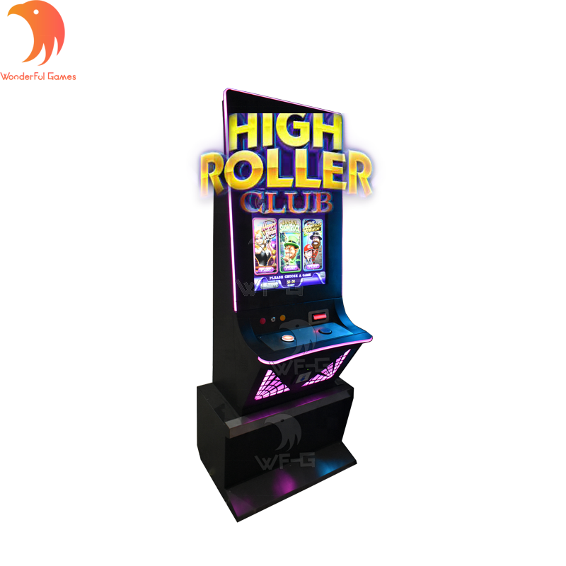 igs game board HIGH ROLLER CLUB  3 in 1 multi game 32'' touch screen skill game machine