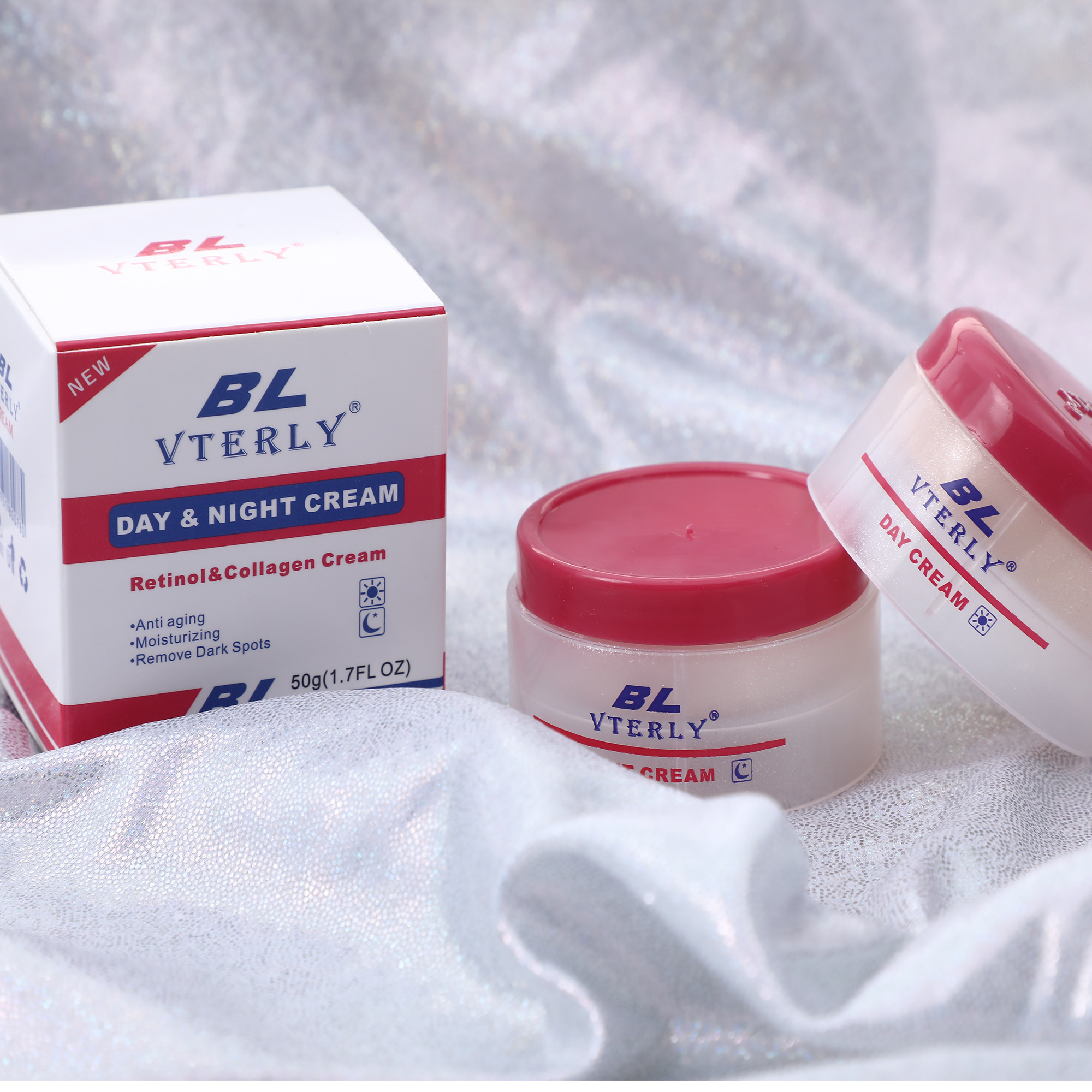 BL Vterly Remove Melasma Fade Dark Whitening Moisturizing Anti Aging Anti Freckle Skin Whitening Face Day Night Cream