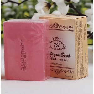 natural collagen handmade soap vitamin c e shampoo body wash soap whitening oil control  facial cleanser soap