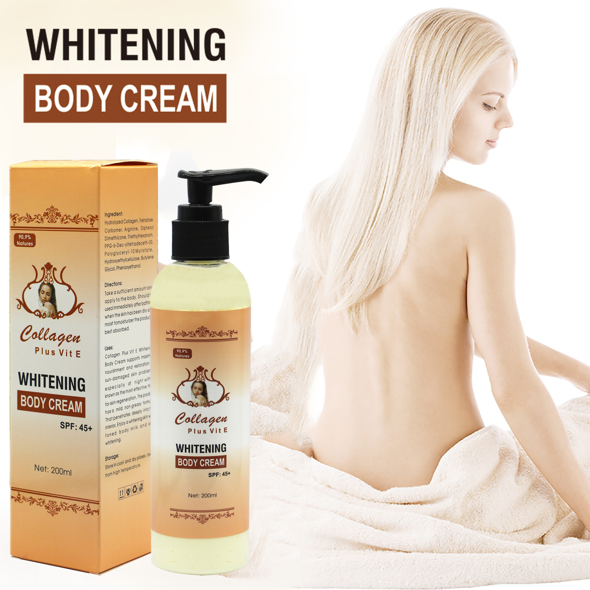 200ml Best Whitening Lotion Moisturizing Keep Skin Moist Smooth Prevent Frost Cracking And Drying Deeply Nourishing Body Lotion