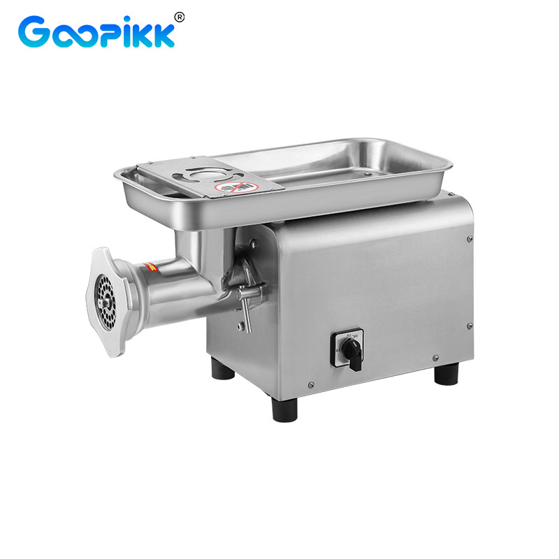 GOOPIKK Factory Price Stainless Steel 800W Electric Fresh Meat Grinders 200kg/h Commercial Meat Chopper Machine For Sausage