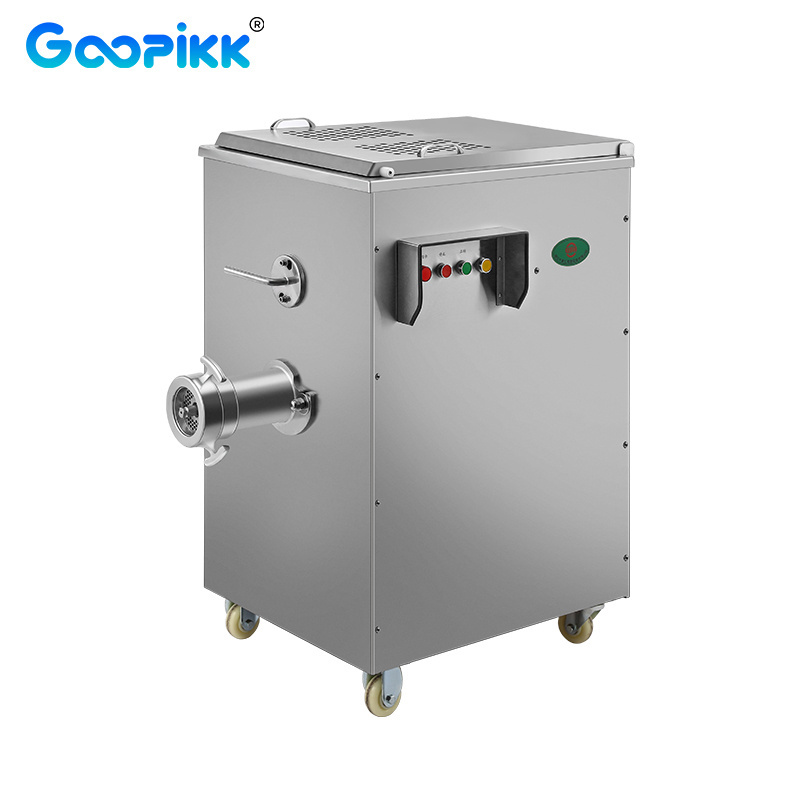 GOOPIKK Heavy Duty Multifunction Meat Mincer 3KW Mixer Grinders 400~500KG/H Stainless Steels Movable Meat Grinder With Stirrer