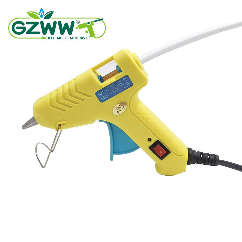 GZWW DIY accessories 30W electric melting gun hot glue gun mini adjustable hand held hot melt gun