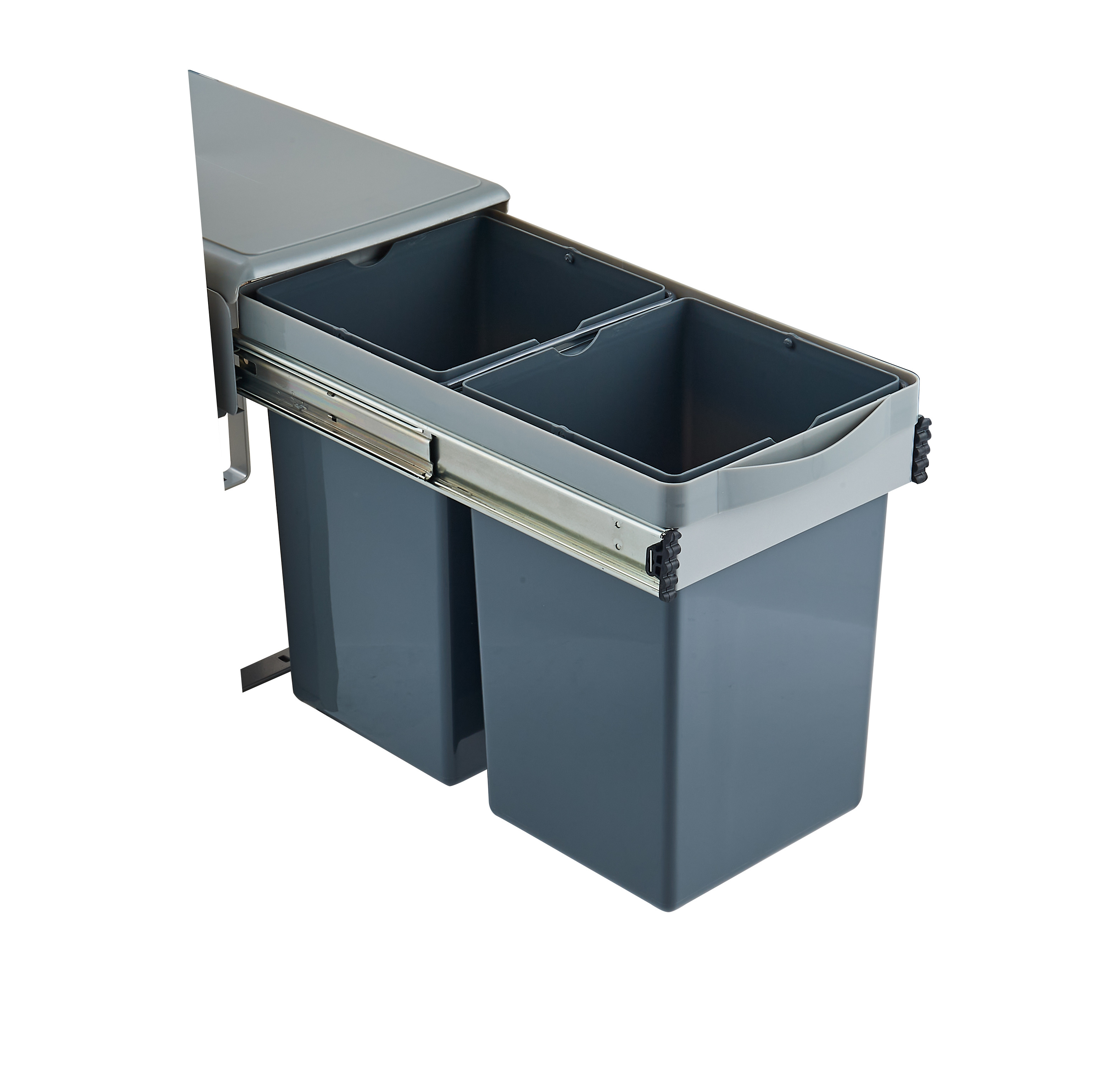 Wholesale Cabinet Hidden Ash Bin Durable Garbage Rubbish Waste Bins With Slides