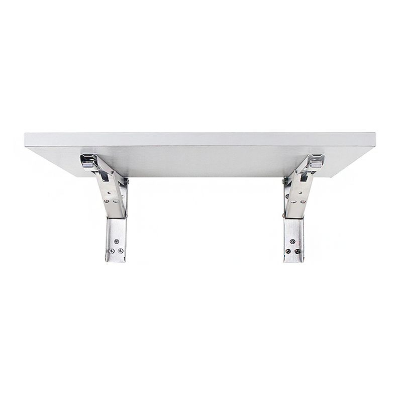 Modern Design Durable Easy Stainless Steel Folding Shelf Bracket For Table