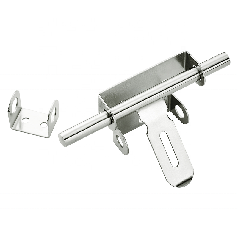 Weizhixing High Quality Furniture Hardware 4 6 8 Inch Stainless Steel U Shaped Tower Door Bolt Latch Lock