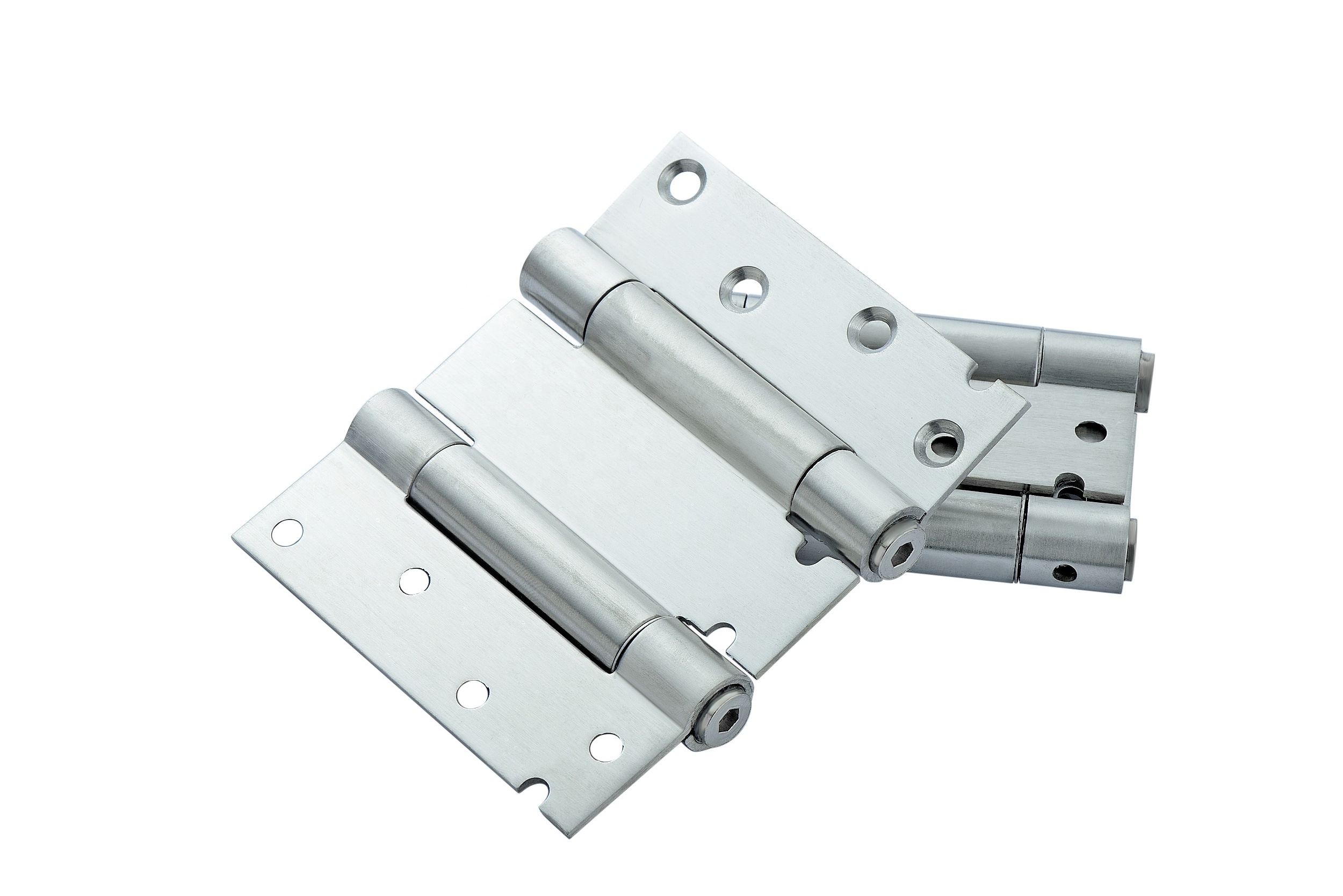 High Quality Spring Door Hinge With Screws Stainless Steel Double 3 Inch Spring Hinges For Swing Doors Hinge Set