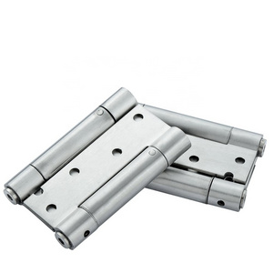 High Quality Spring Door Hinge With Screws Stainless Steel Double 3 Inch Spring Hinges For Swing Doors Hinge Set