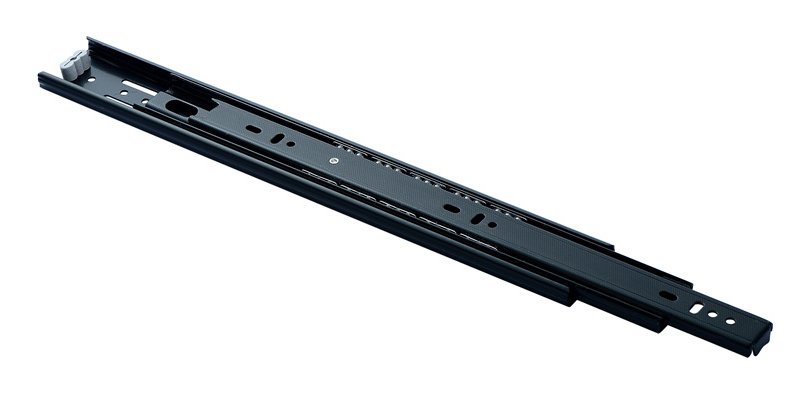 Weizhixing Factory Wholesale Cheap Price Different Inch Iron Three-fold Full Extension Heavy Duty Black Dtc Drawer Slides Rail