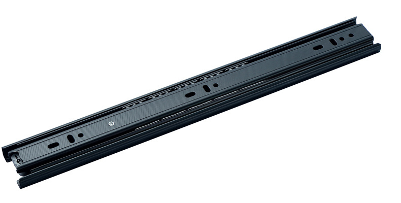 Weizhixing Factory Wholesale Cheap Price Different Inch Iron Three-fold Full Extension Heavy Duty Black Dtc Drawer Slides Rail