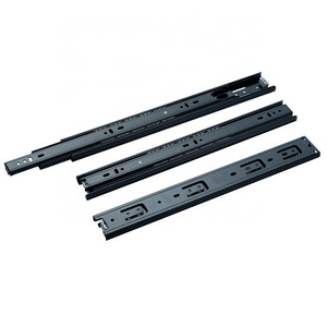 Weizhixing Factory Wholesale Cheap Price Different Inch Iron Three-fold Full Extension Heavy Duty Black Dtc Drawer Slides Rail