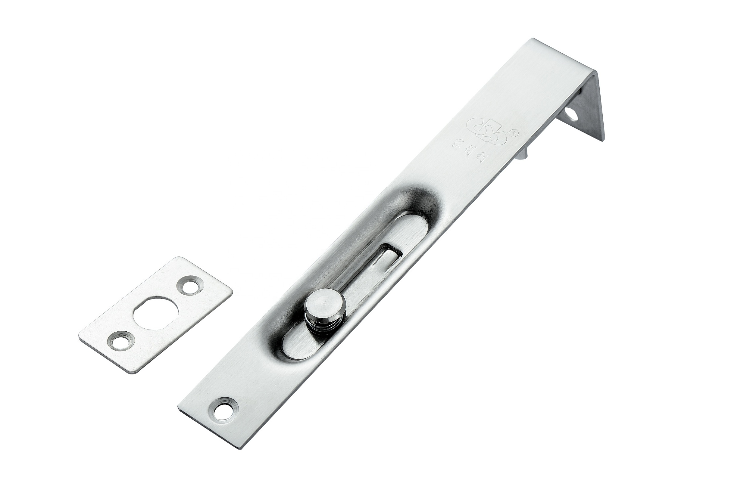 Weizhixing Stainless Steel Door Bolt Latch Fire Security Guard Slide Door Bolt Lock Concealed 6 Inch Door Latch