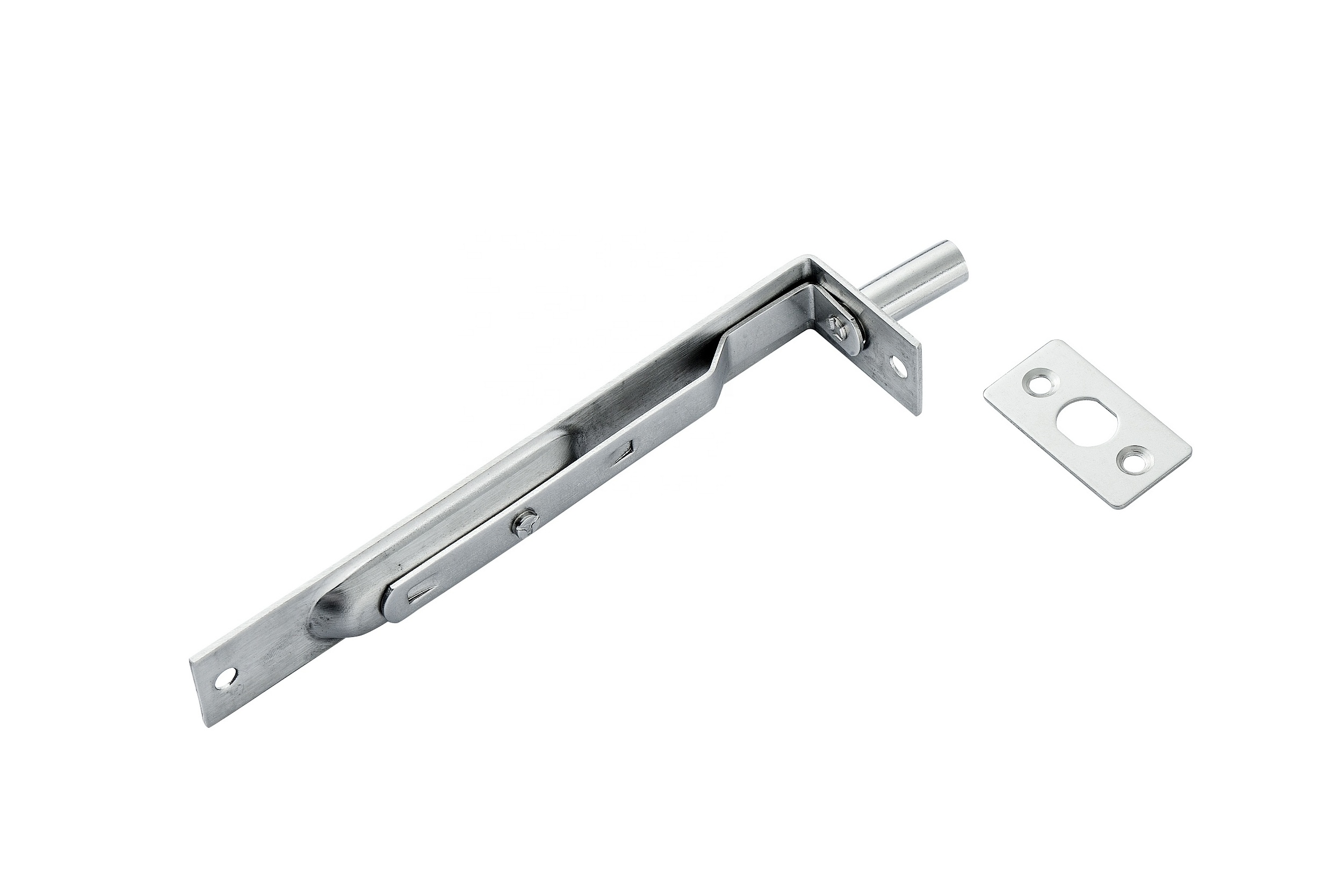 Weizhixing Stainless Steel Door Bolt Latch Fire Security Guard Slide Door Bolt Lock Concealed 6 Inch Door Latch