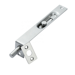 Weizhixing Stainless Steel Door Bolt Latch Fire Security Guard Slide Door Bolt Lock Concealed 6 Inch Door Latch