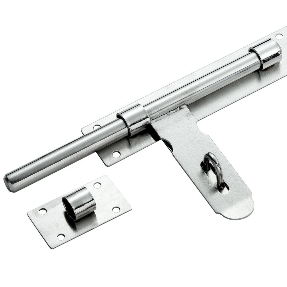 Wholesale Price 10 Inch Stainless Steel Sliding Door Lock With Buckle Combination Door Gate Latch Bolt