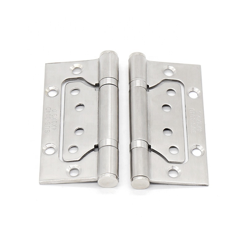 Weizhixing Wholesale Price 4 Inch Iron/Stainless Steel Cabinet Sub-Mother Door Hinge Furniture Flush Door Hinges