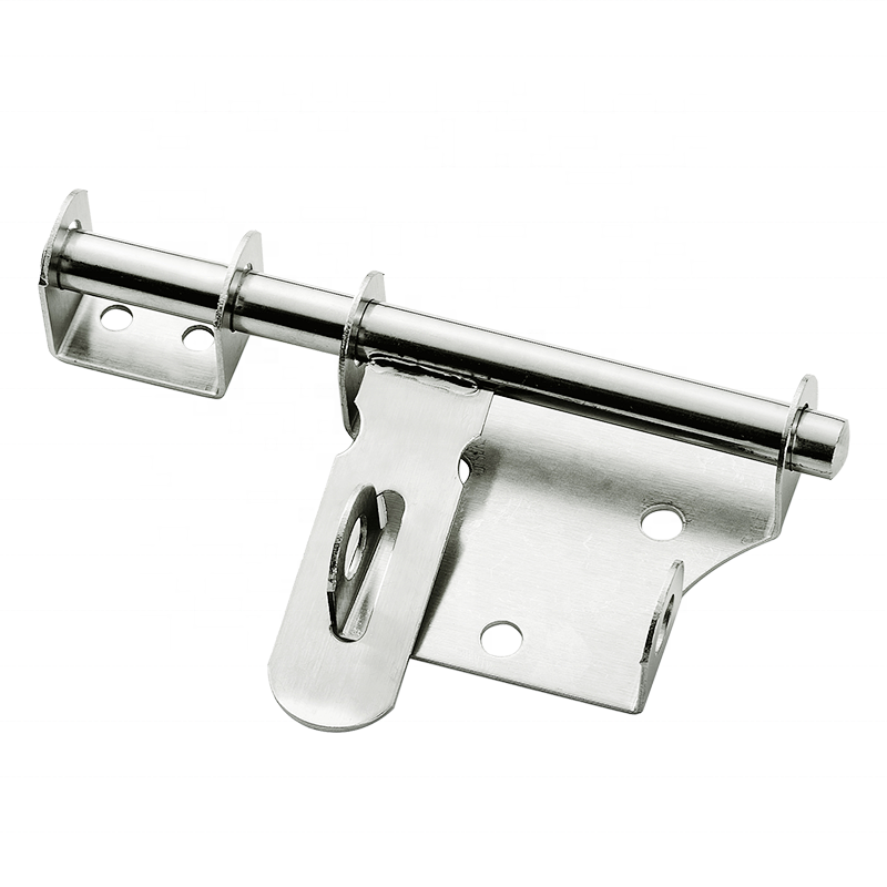 Weizhixing High Quality Furniture Hardware 4 6 8 Inch Stainless Steel U Shaped Tower Door Bolt Latch Lock