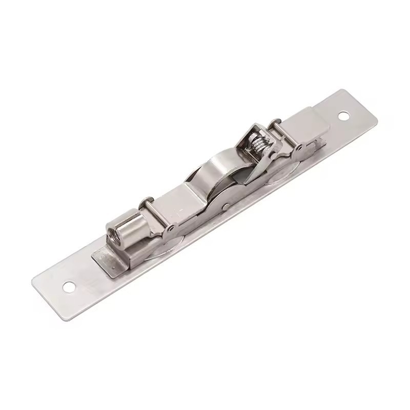 WEIZHIXING Wholesale Stainless Steel Flush Bolt Latch Concealed Security Slide Lock Lever 4