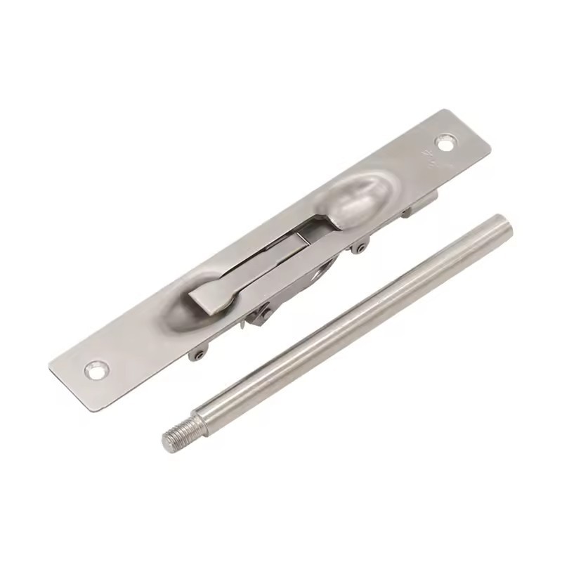 WEIZHIXING Wholesale Stainless Steel Flush Bolt Latch Concealed Security Slide Lock Lever 4