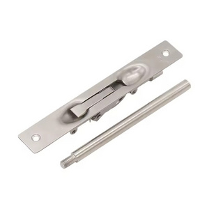 WEIZHIXING Wholesale Stainless Steel Flush Bolt Latch Concealed Security Slide Lock Lever 4"6"8" 10" 12" For Double French Doors