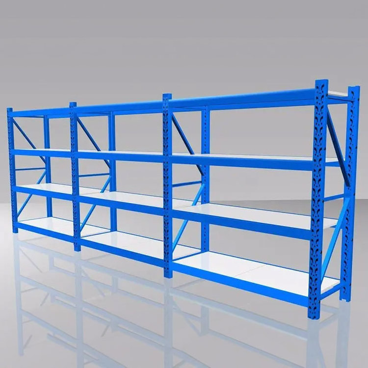 Custom Warehouse Racking Bolted Steel Shelving Storage Metal Rack Shelf Medium Light Duty Shelf