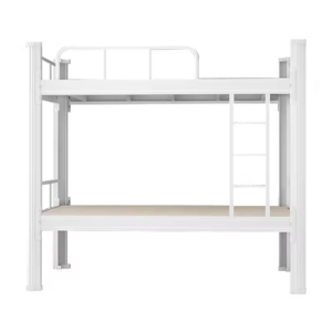 Hot Selling Double Layer Bunk Bed Solid and Durable Metal Bed Frame Dormitory Bed for Students