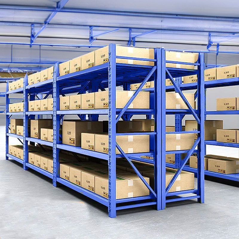 Factory Direct Selling 4 Tier Assemble Light Duty Long Span Shelving Office Rack Storage Rack Warehouse Storage