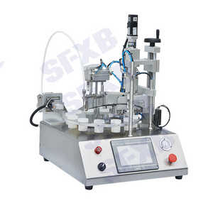 XBMY-25 Desktop Ceramic Pump Filling Pressing Machine for cosmetic packing machine