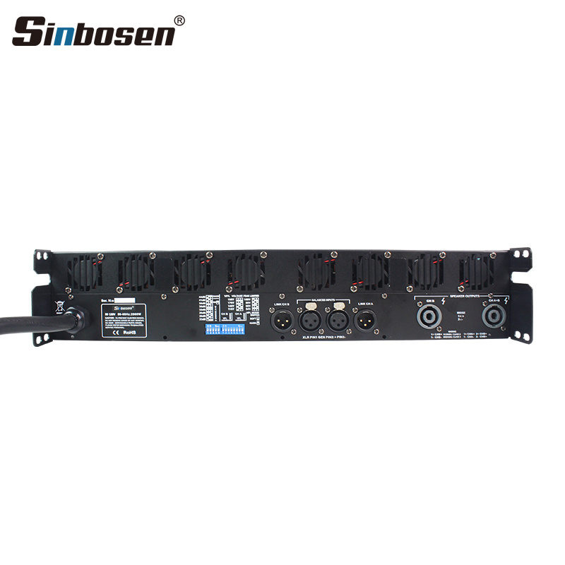 Sinbosen DS-9K 2 speaker amplifier 6000 watts amplifier