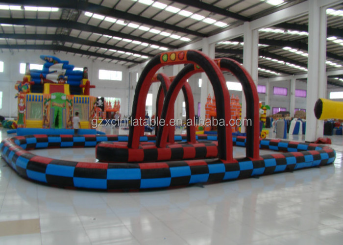 High Quality Bumper Cars For Children Play Games Yard Inflatable Bumper Car Inflatable Race Track