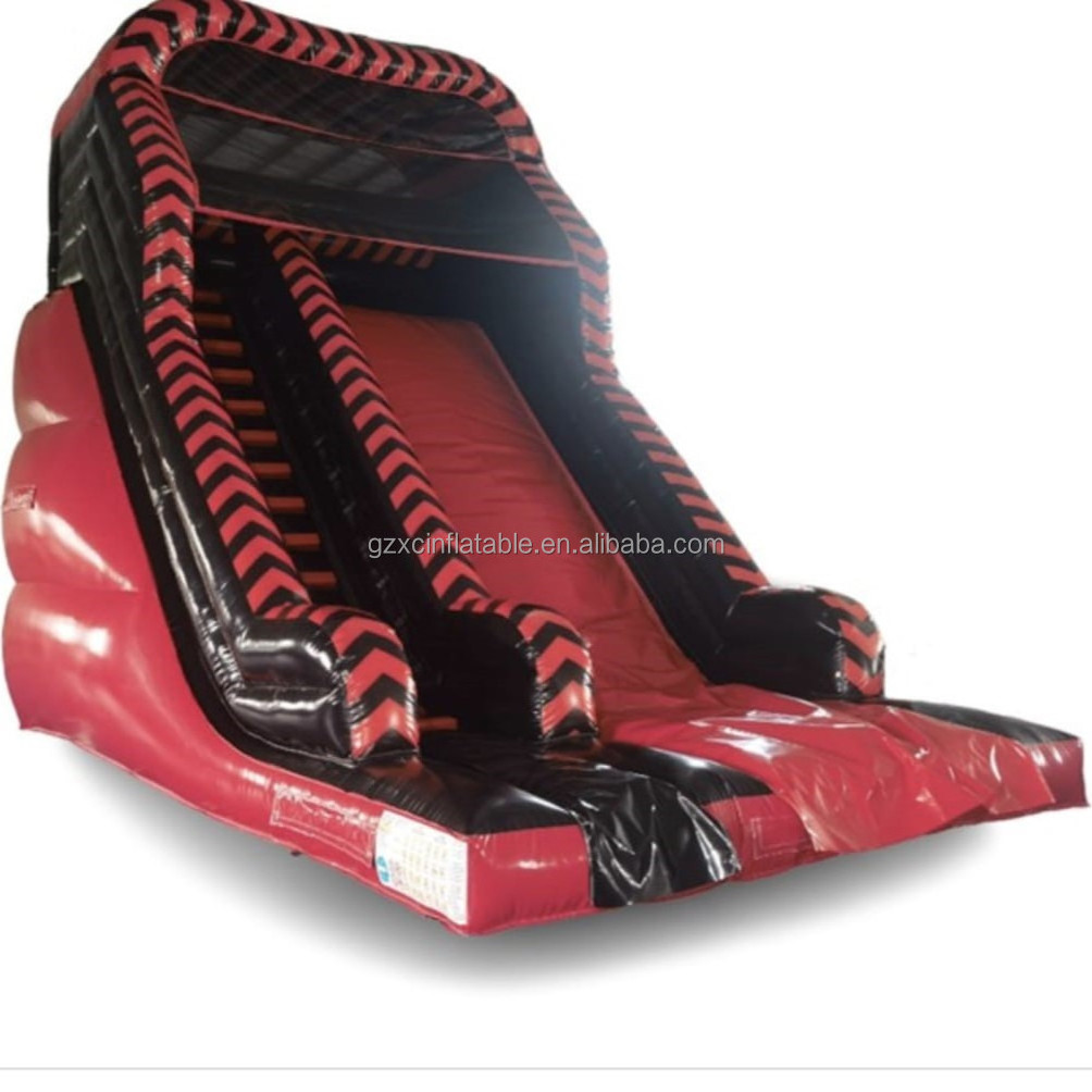 Best seller Commercial Red And Black  Inflatable Water Slide Inflatable Slide For Kid and Adults