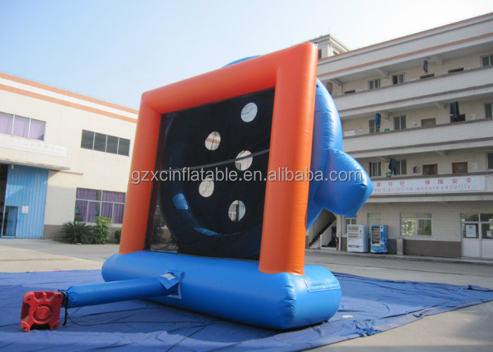 Commercial Inflatable Football Goal Target Soccer Shoot Darts Board Game For Sale Inflatable Bouncer Game For Child