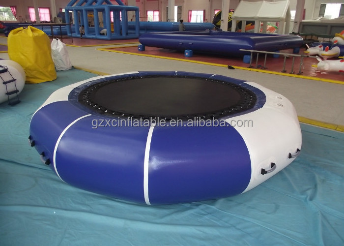 2023 Air Tight Pvc Tarpaulin Inflatable Sungear Water Blob Trampoline Water Toys For Sale