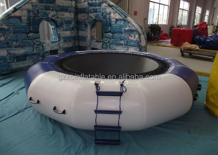 2023 Air Tight Pvc Tarpaulin Inflatable Sungear Water Blob Trampoline Water Toys For Sale