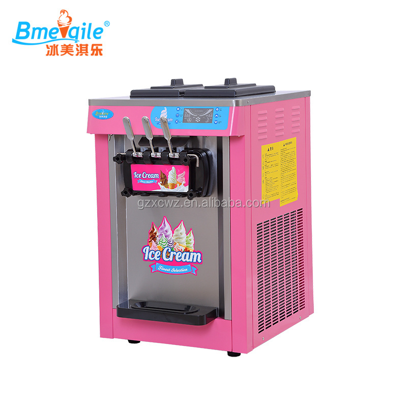 ice cream machine soft serve/ice cream making machine/liquid nitrogen ice cream machine