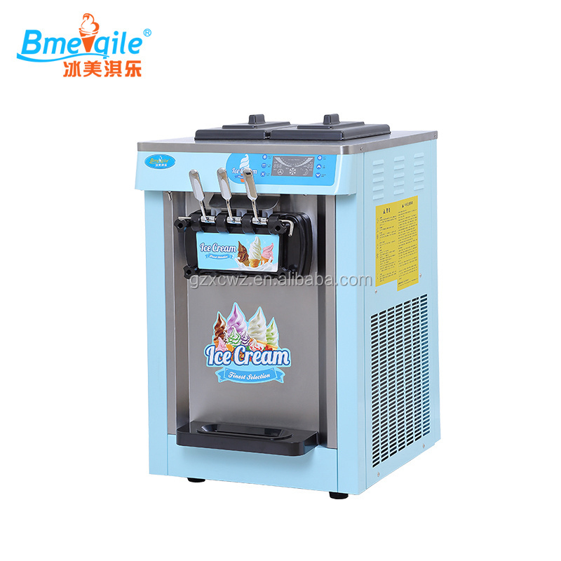 ice cream machine soft serve/ice cream making machine/liquid nitrogen ice cream machine