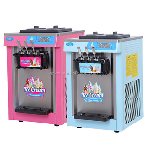 ice cream machine soft serve/ice cream making machine/liquid nitrogen ice cream machine