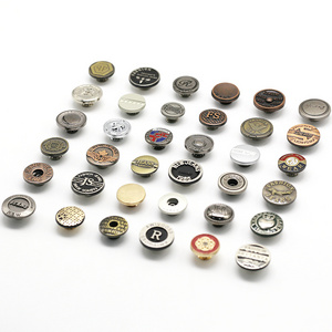 Factory Custom Black Silver Gold Brass Zinc Alloy Snap Press Stud Metal Snap Button For Coat Clothes