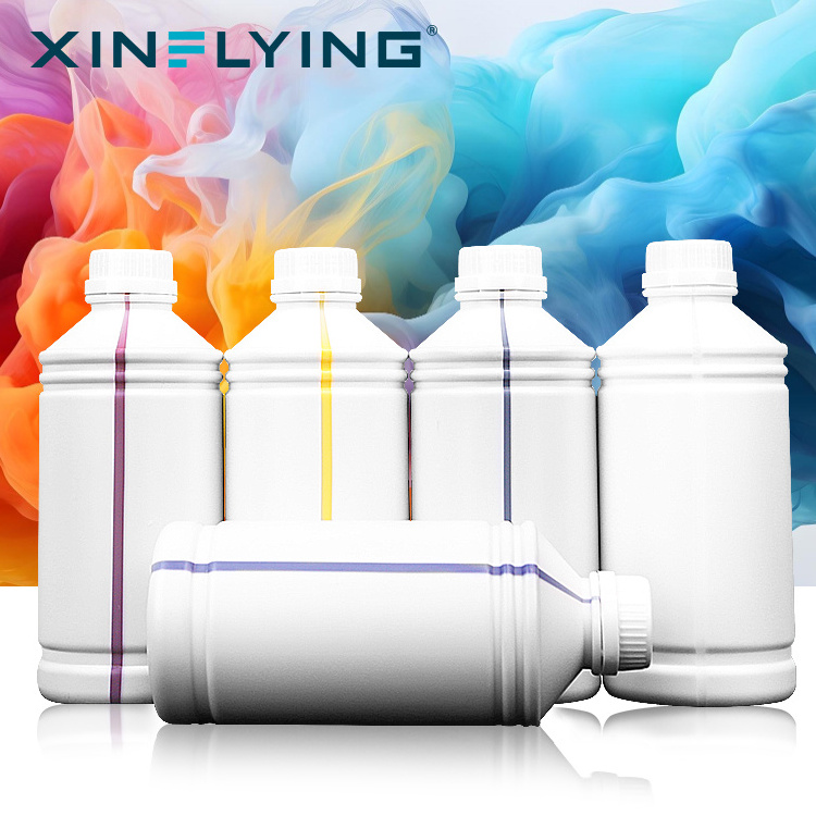 XinFlying Low Price DTF Printer DTF Ink 1000ml 5 Liters CMYKW White Heat Transfer T Shirt Print Ink for XP600 I3200 Print Head