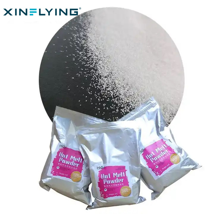 Xin flying 2024 popular products Hot Melt Adhesive Dtf Glue For Dtf Heat Transfer Printing machine Dtf Film glue