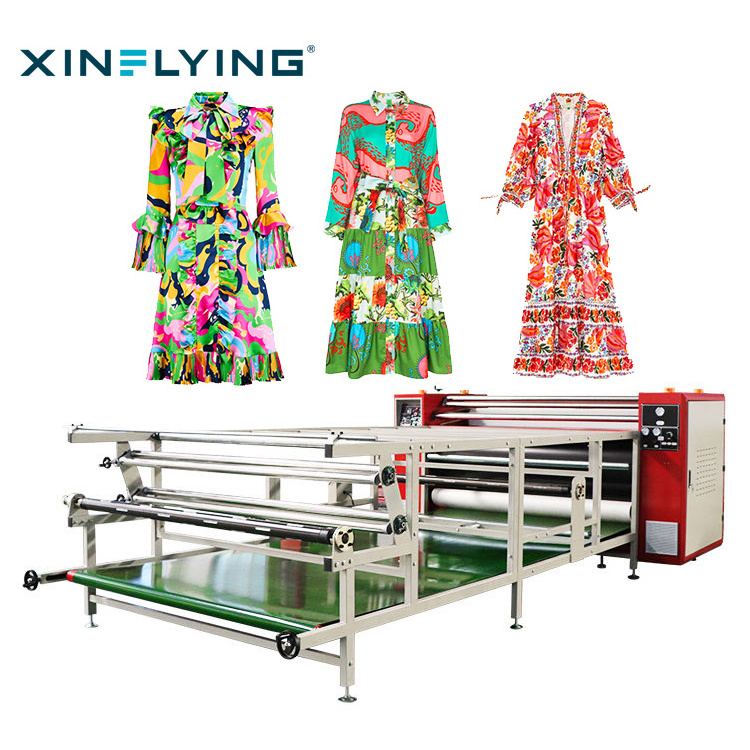 Roll to Roll Roller Heat Press Printing Machine Textile Calender Large Format Roller Heat Press Transfer Machine