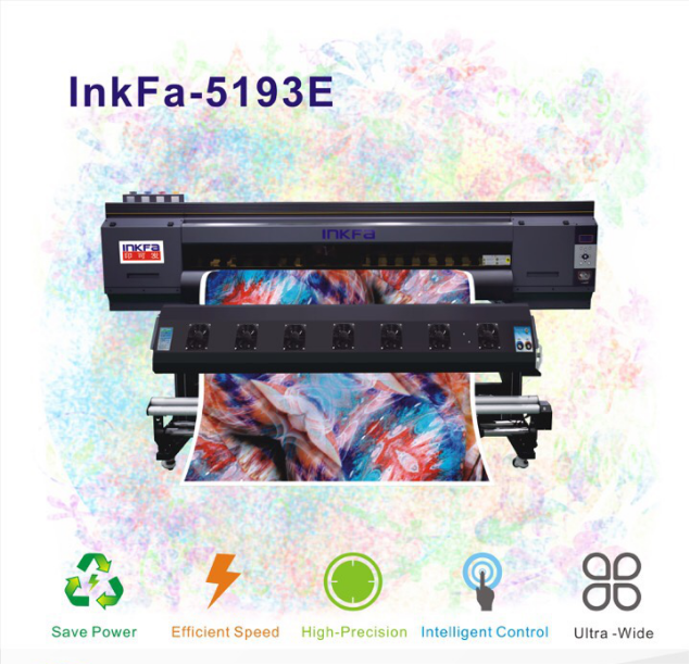 InkFa High quality 1.9m 3pcs EP 4720/I3200 digital printer Cheap Direct To Garment Blueprint Tarpaulin Paper Printer