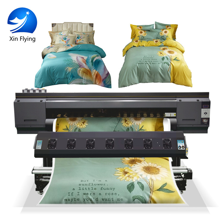 4720 I3200 3 Head Automatic Dye Digital Woven Fabric Sublimation Printer Printing Machine