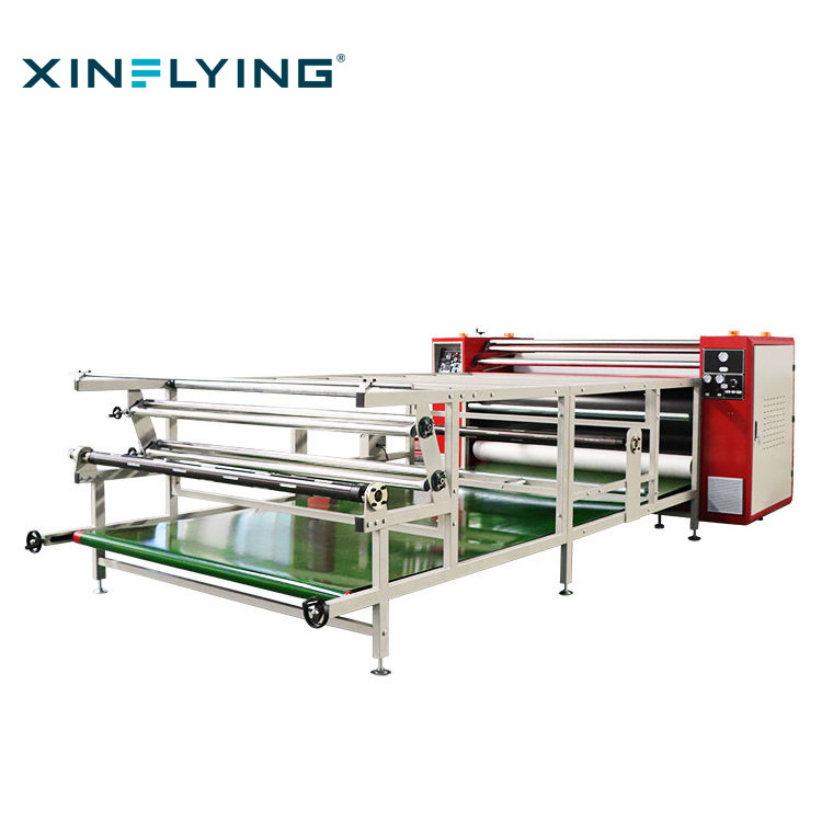 high efficient 1.7mx420mm multifunctional rotary roll to roll calendar sublimation heat press transfer machine